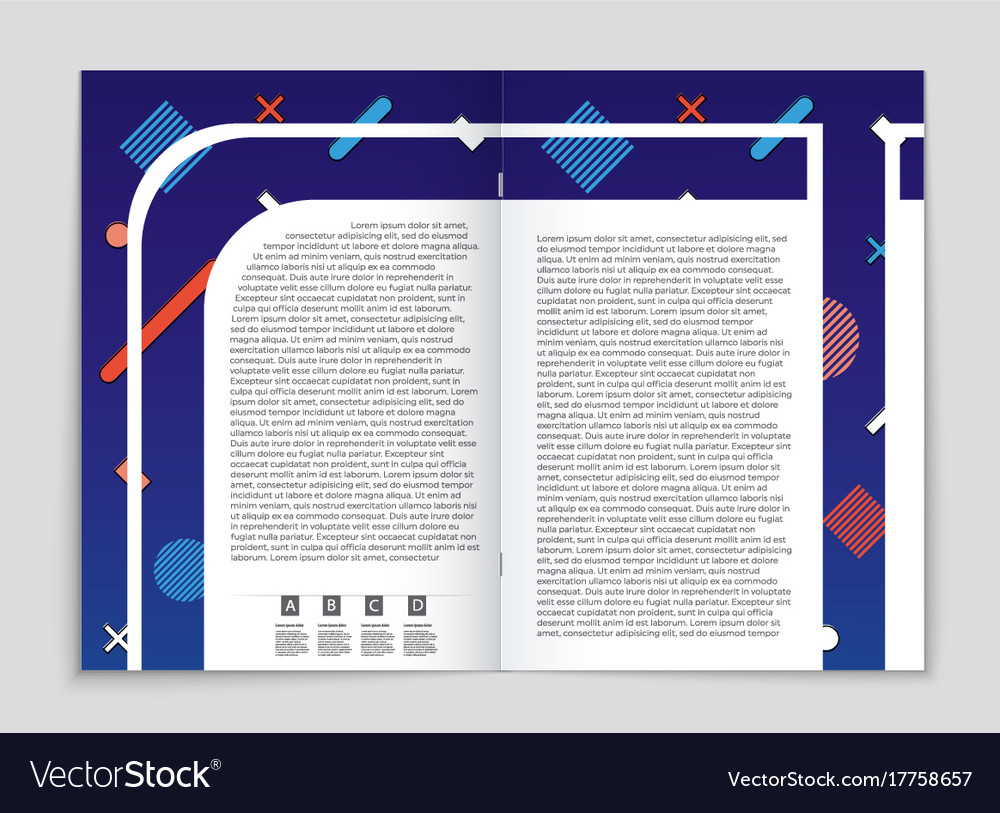 Abstract layout background set for art