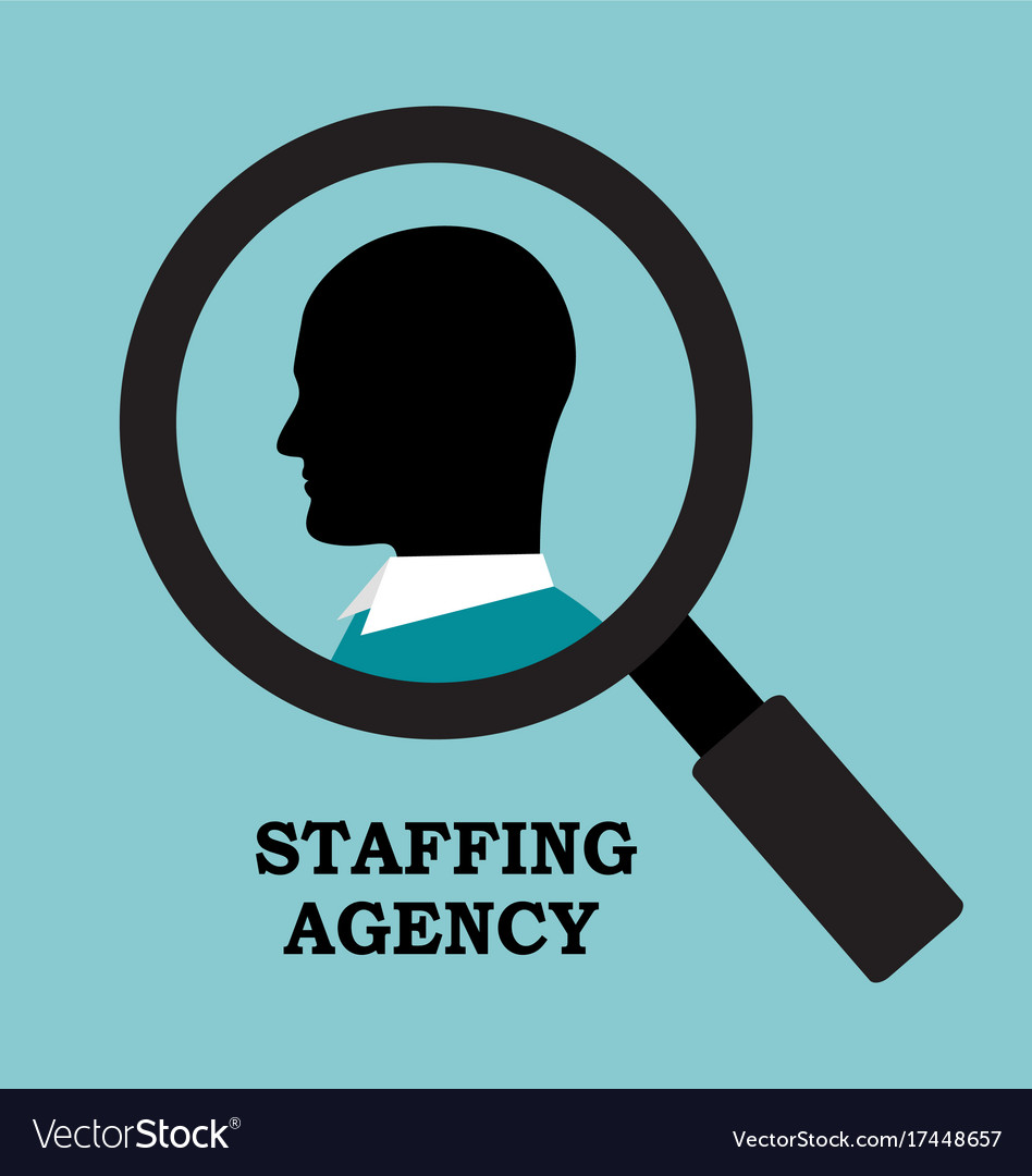 Recruitment agency is looking for an employee Vector Image