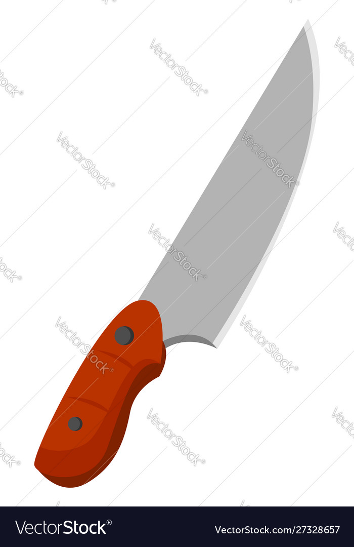 A sharp knife Royalty Free Vector Image - VectorStock