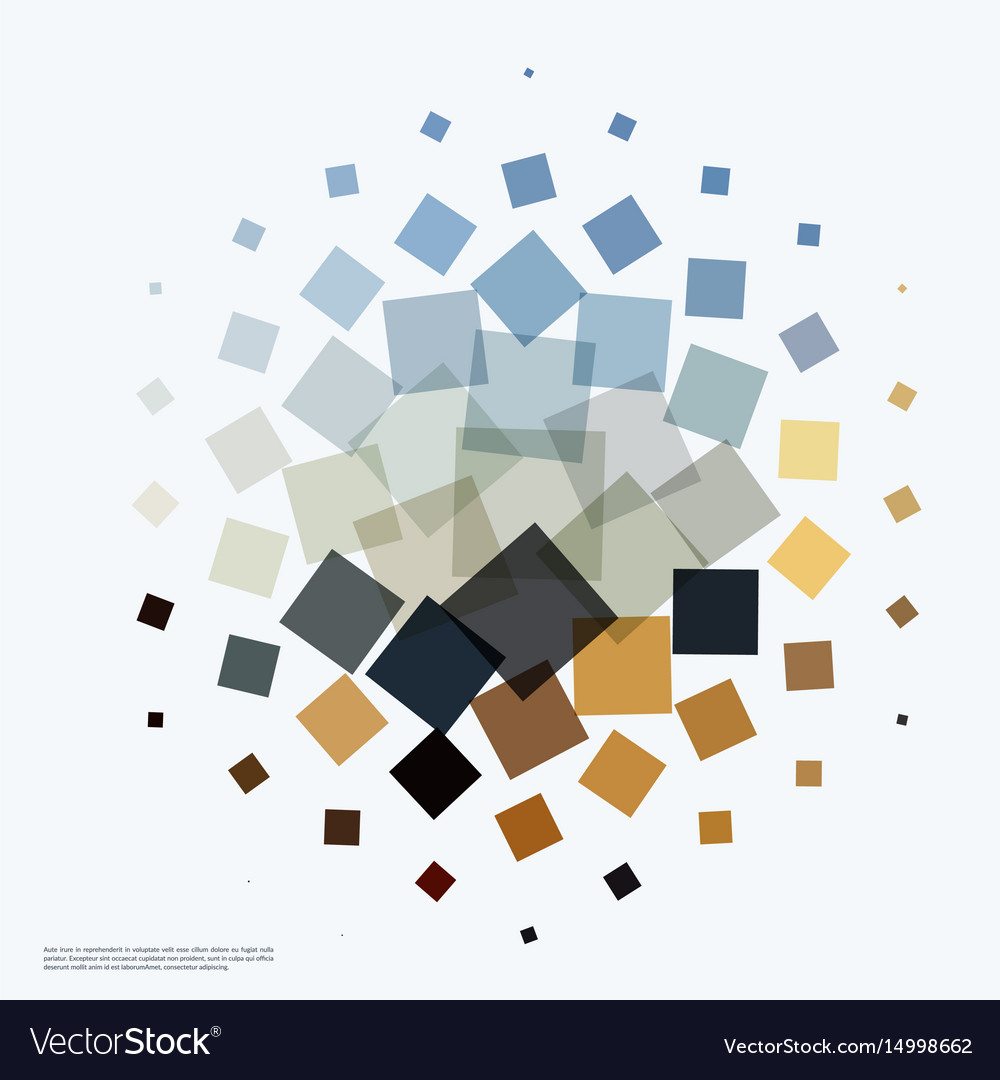 Abstract design elements for graphic layout