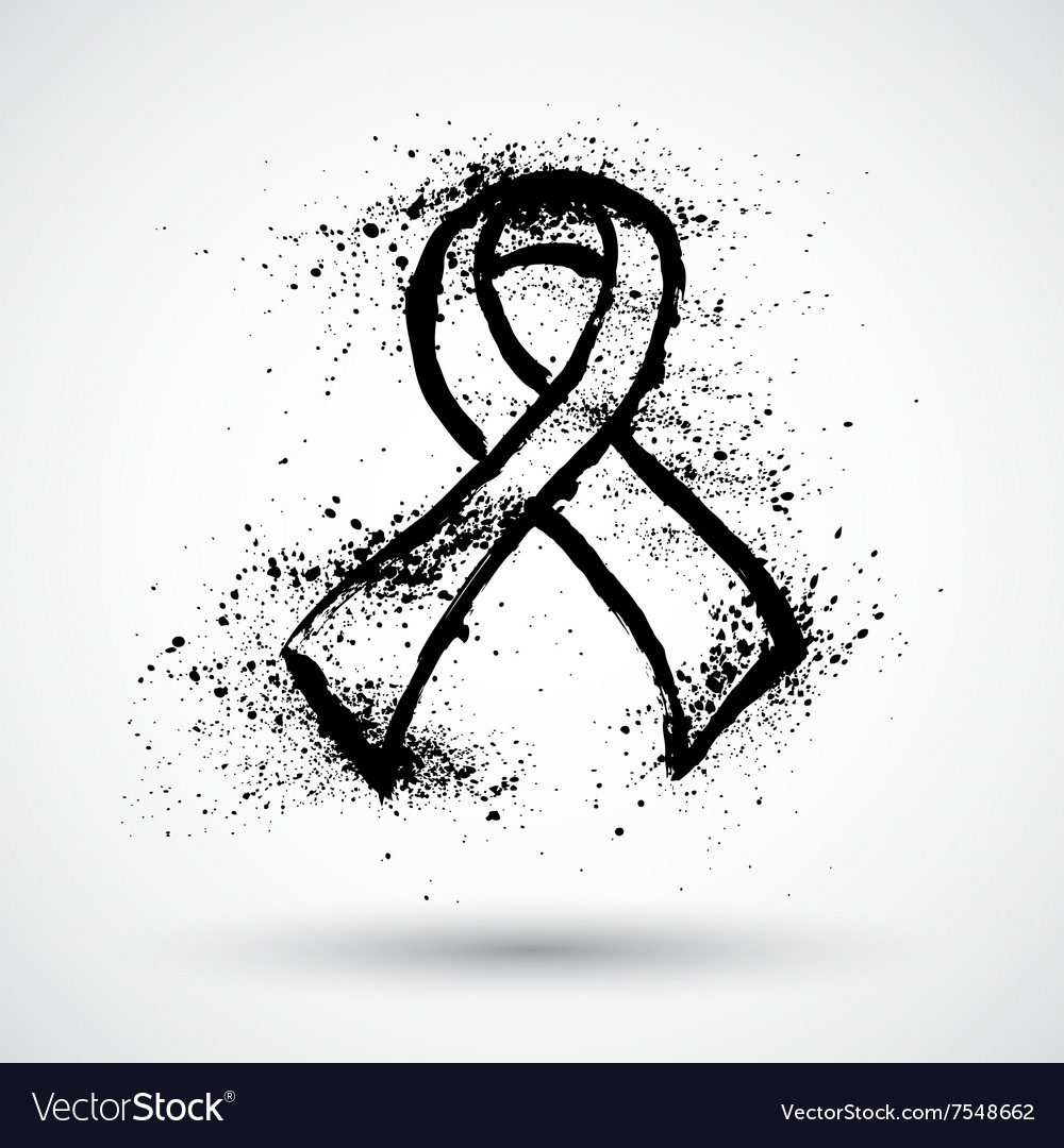Aids awareness symbol Royalty Free Vector Image