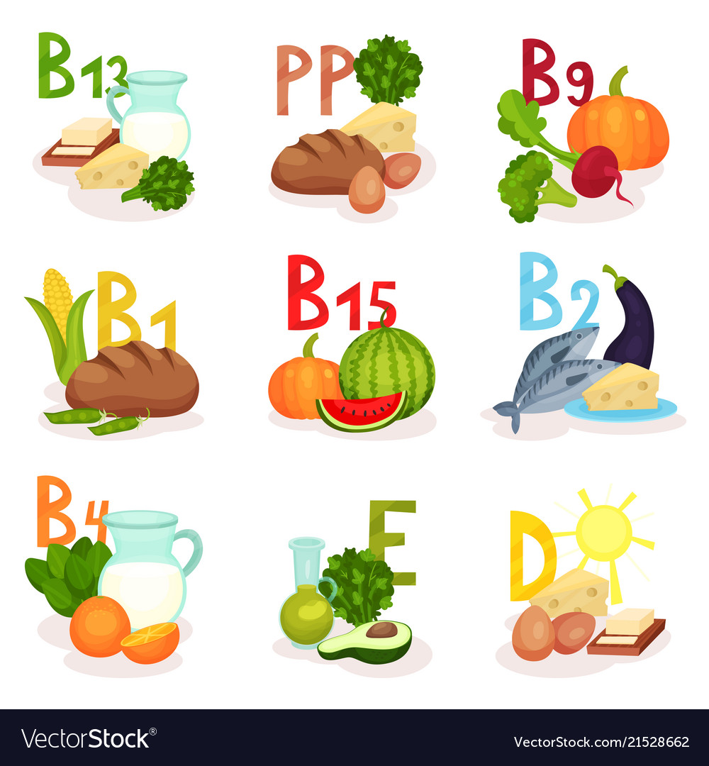Flat set of products containing different
