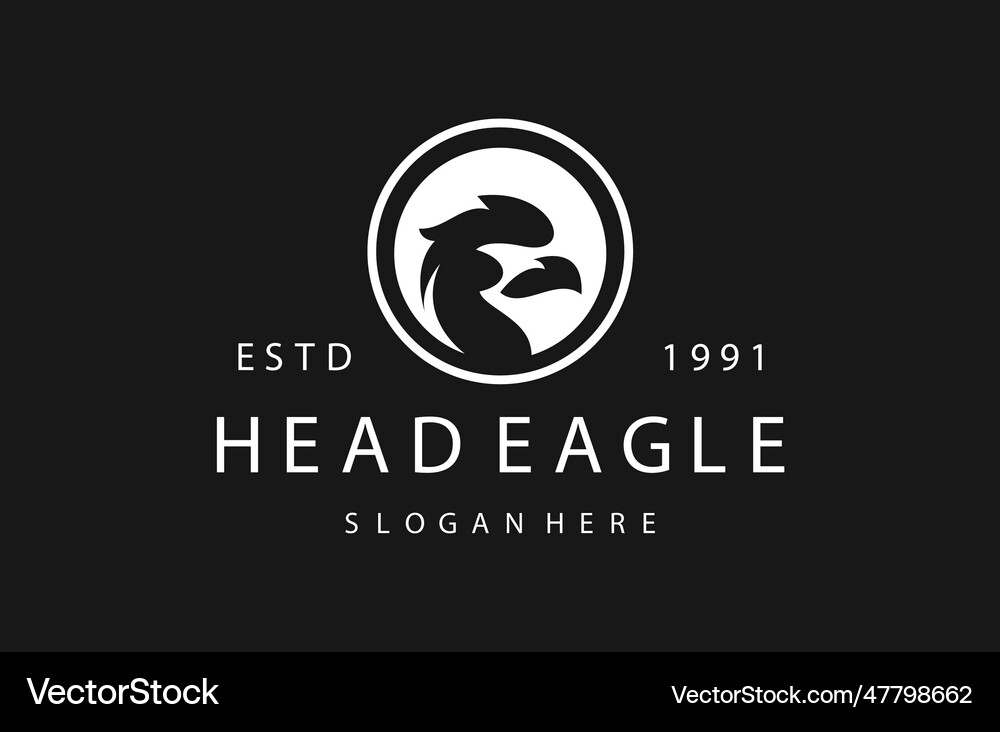 Head eagle Royalty Free Vector Image - VectorStock