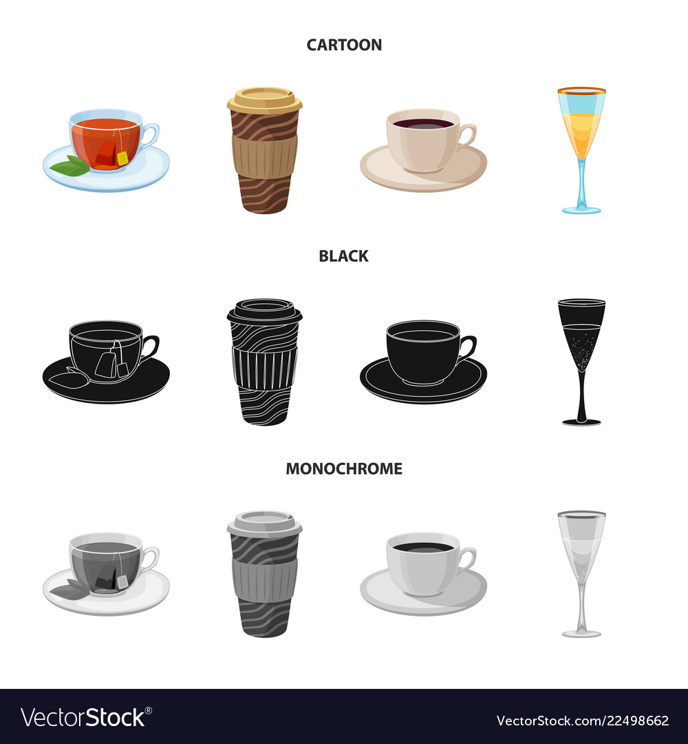Isolated object of drink and bar icon set