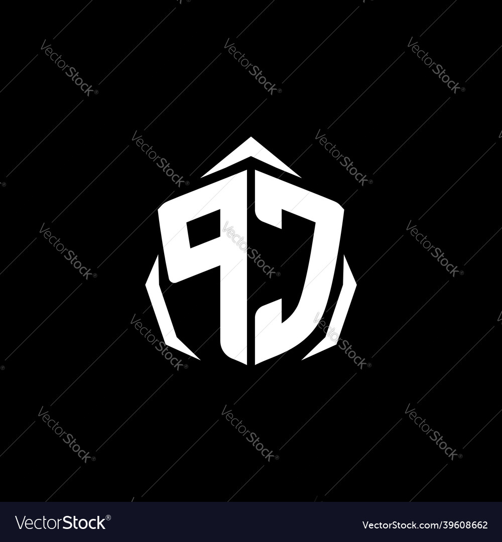 Pc monogram shield shape style