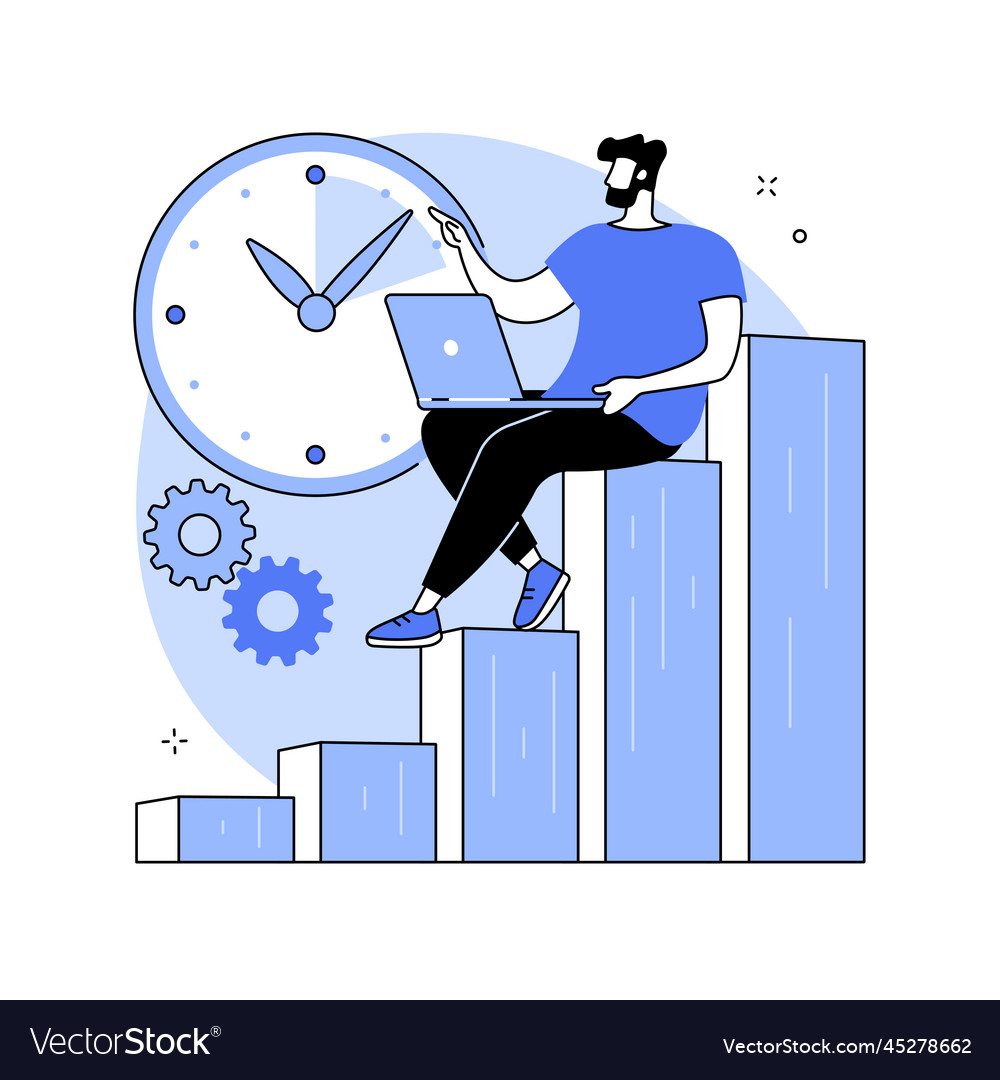 Productivity abstract concept vector image Productivity abstract concept