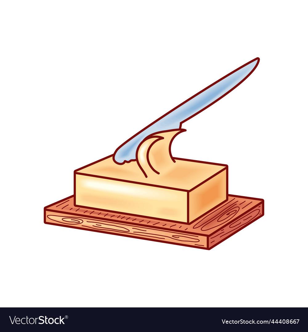 Butter with knife