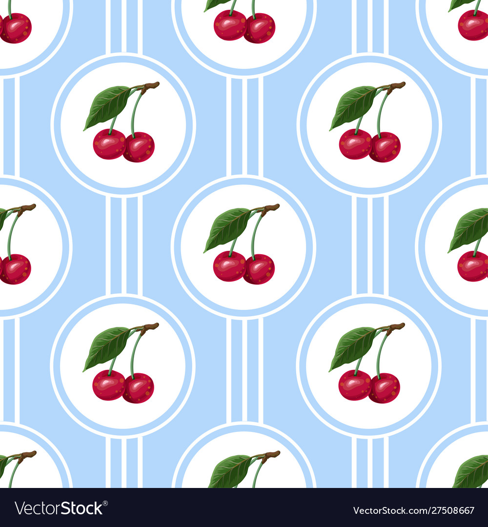 Cherry Circle Pattern