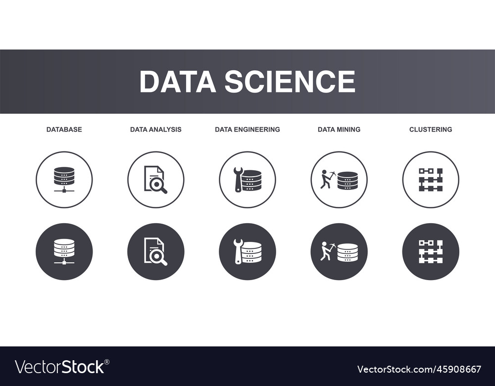 Data Analysis & Engineering Icons