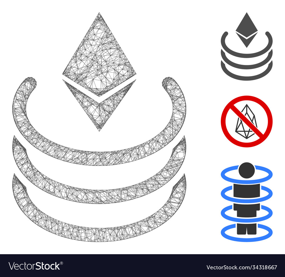 Ethereum portal polygonal web mesh