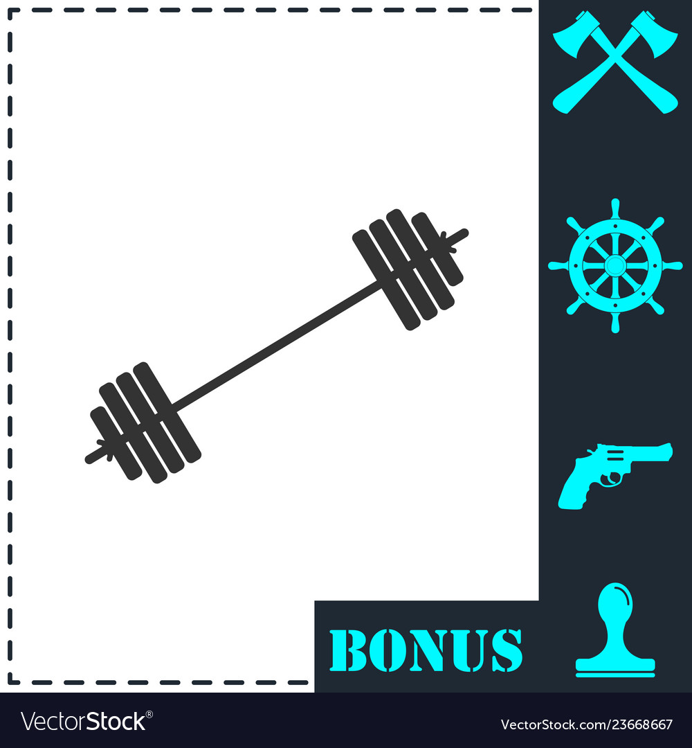 Free flex gear crossbar icon flat