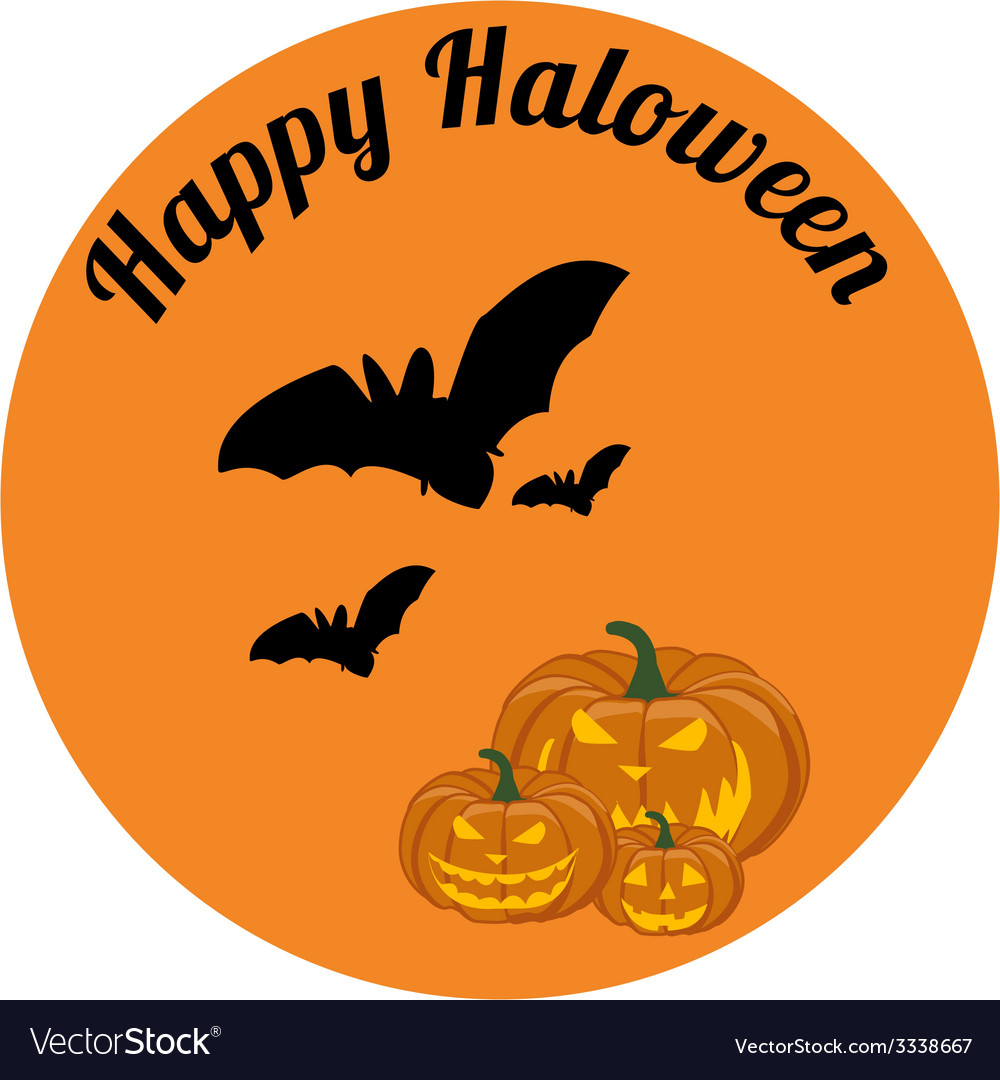 Happy Halloween Royalty Free Vector Image - Vectorstock