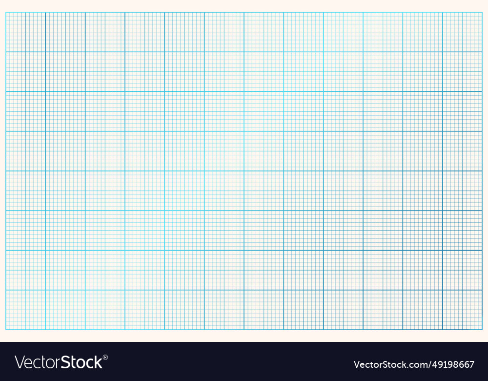 Millimeter graph paper grid abstract squared vector image Millimeter graph paper grid abstract squared