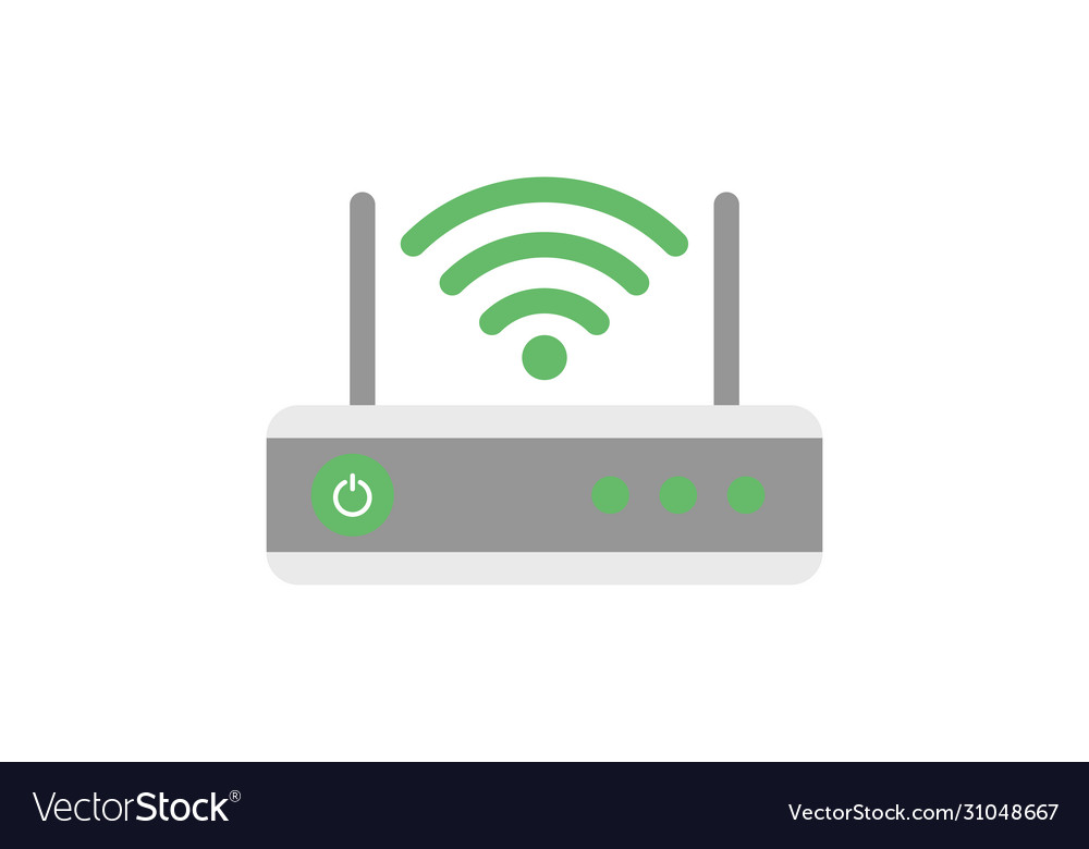 Router and Wifi Connection Icon