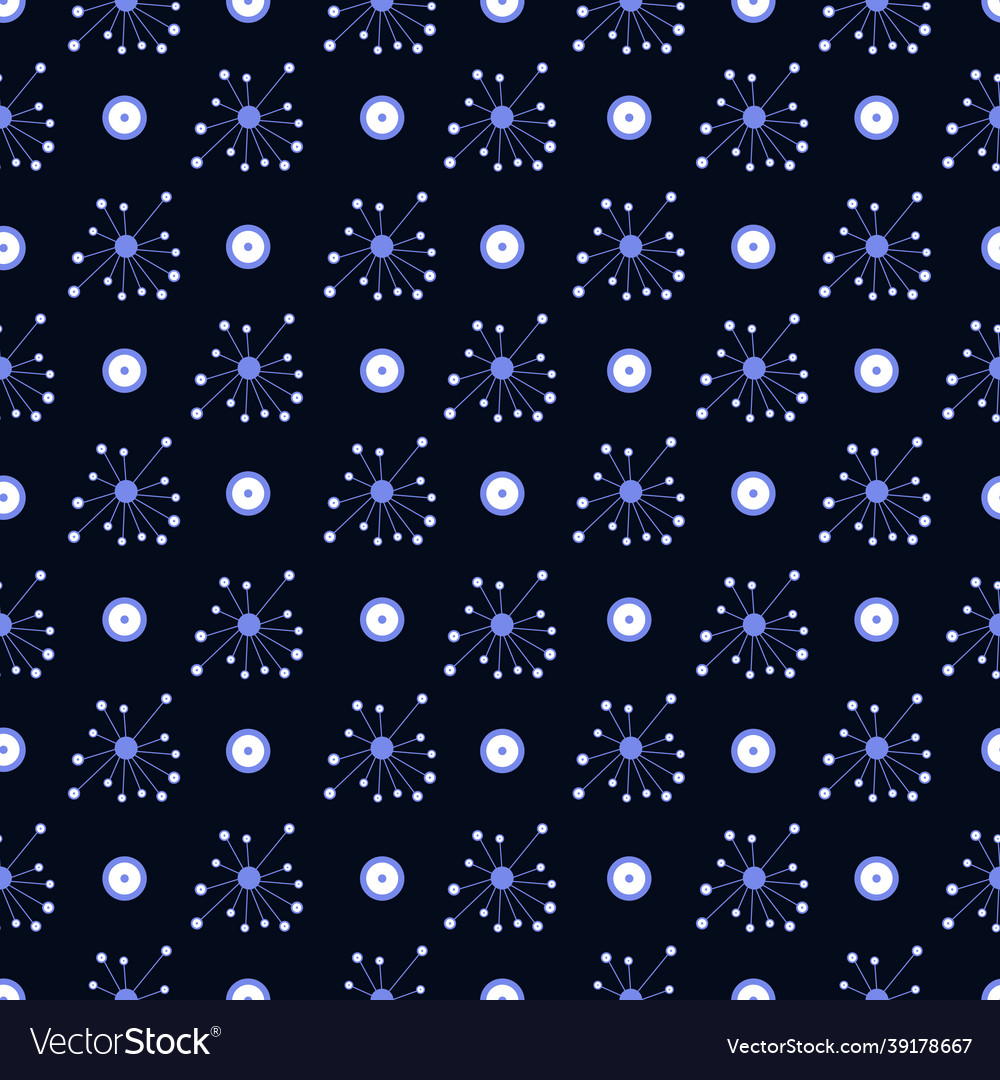 Seamless pattern on a dark background abstract