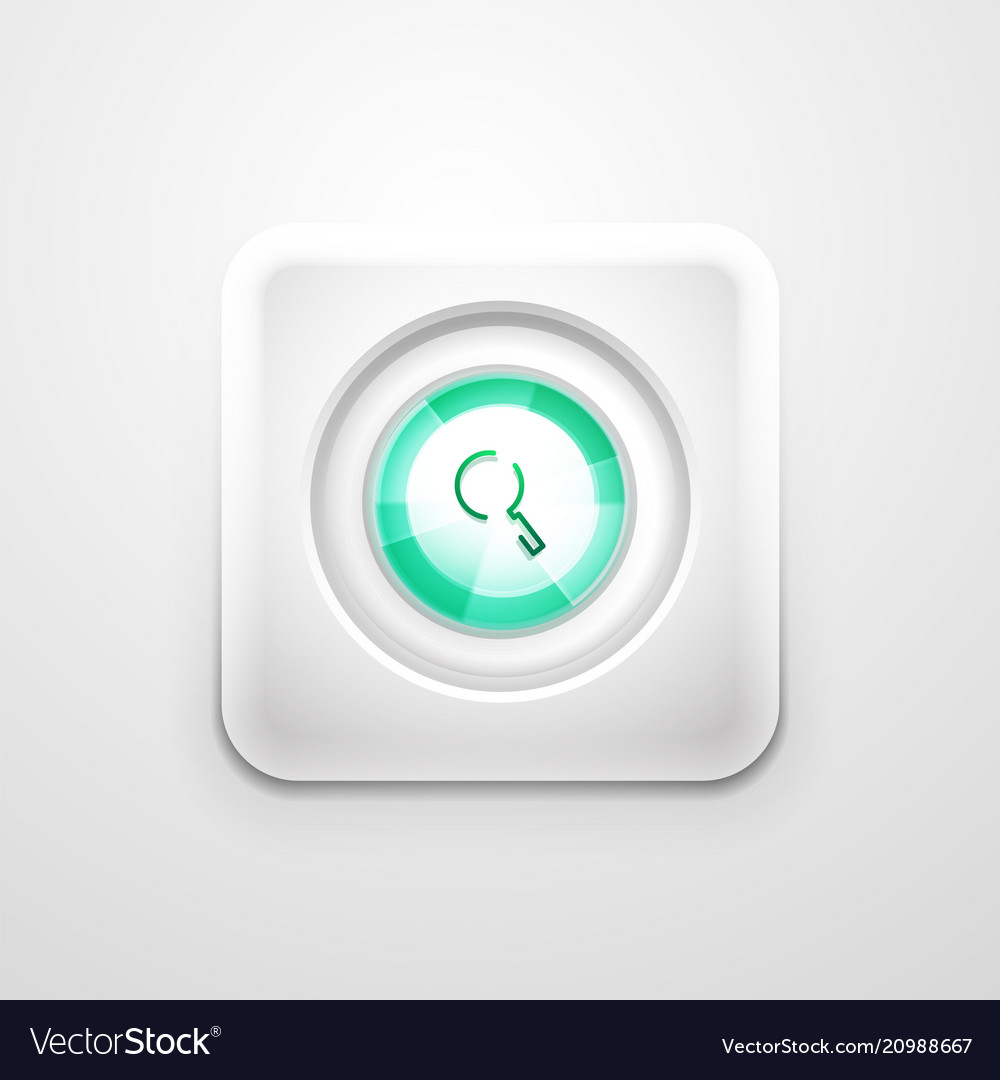 Search magnifier web button magnify icon modern