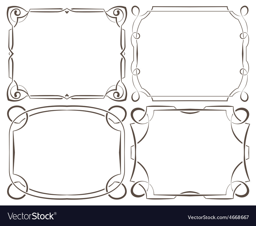 Set of beautiful framework