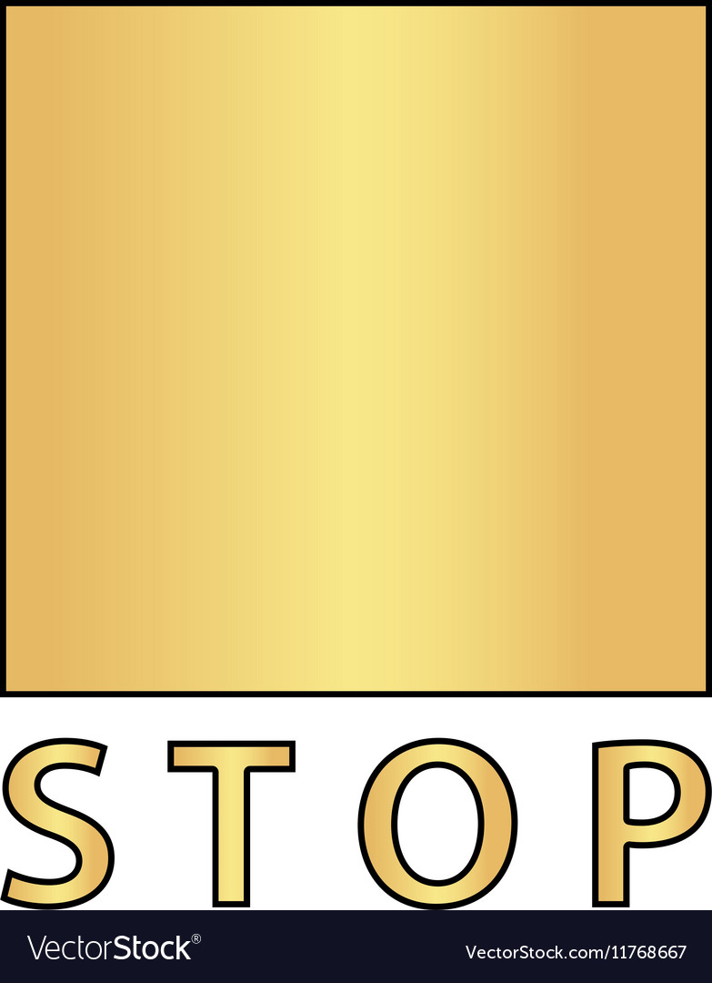 Stop button computer symbol