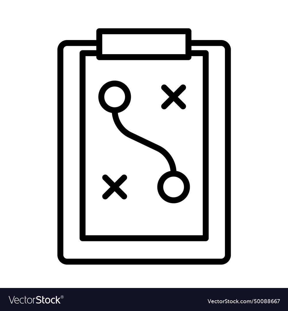 Strategy key performance indicator icon