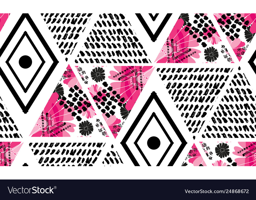 Abstract seamless pattern vector image Abstract seamless pattern