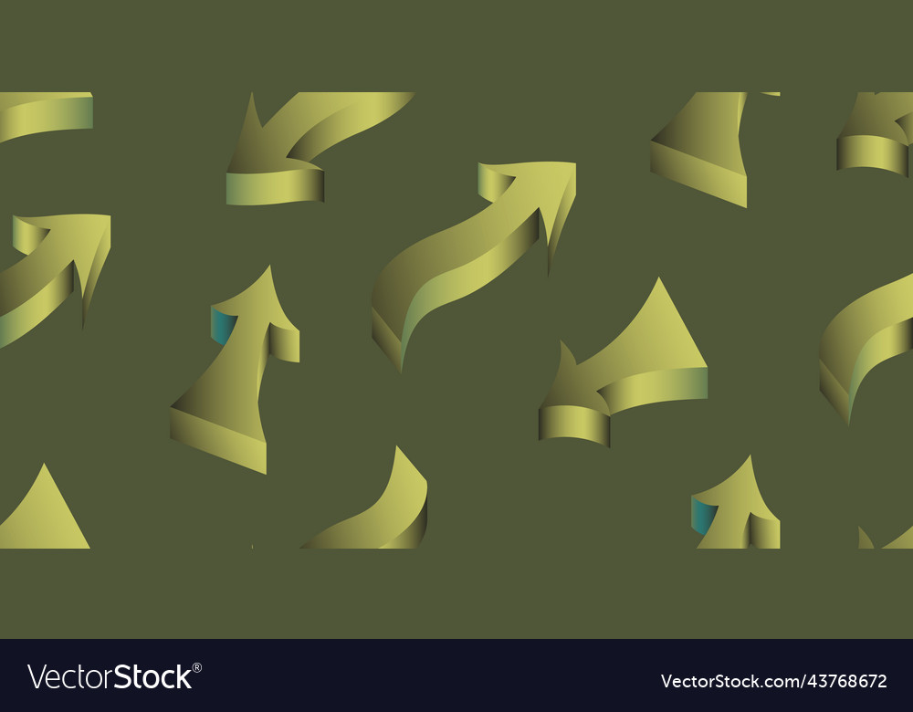 Arrow growing graph seamless pattern background