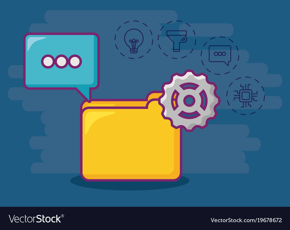 Big data design concept