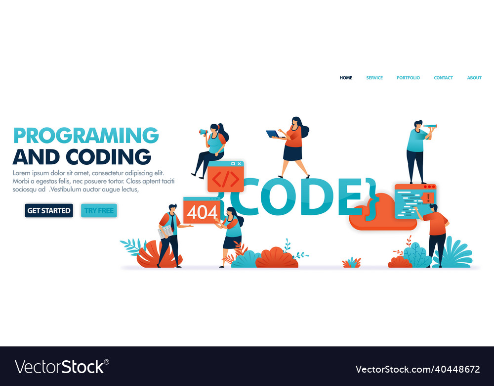 Coding und Programmierung um Fehler im Code-Set zu finden vector image Coding und Programmierung um Fehler im Code-Set zu finden