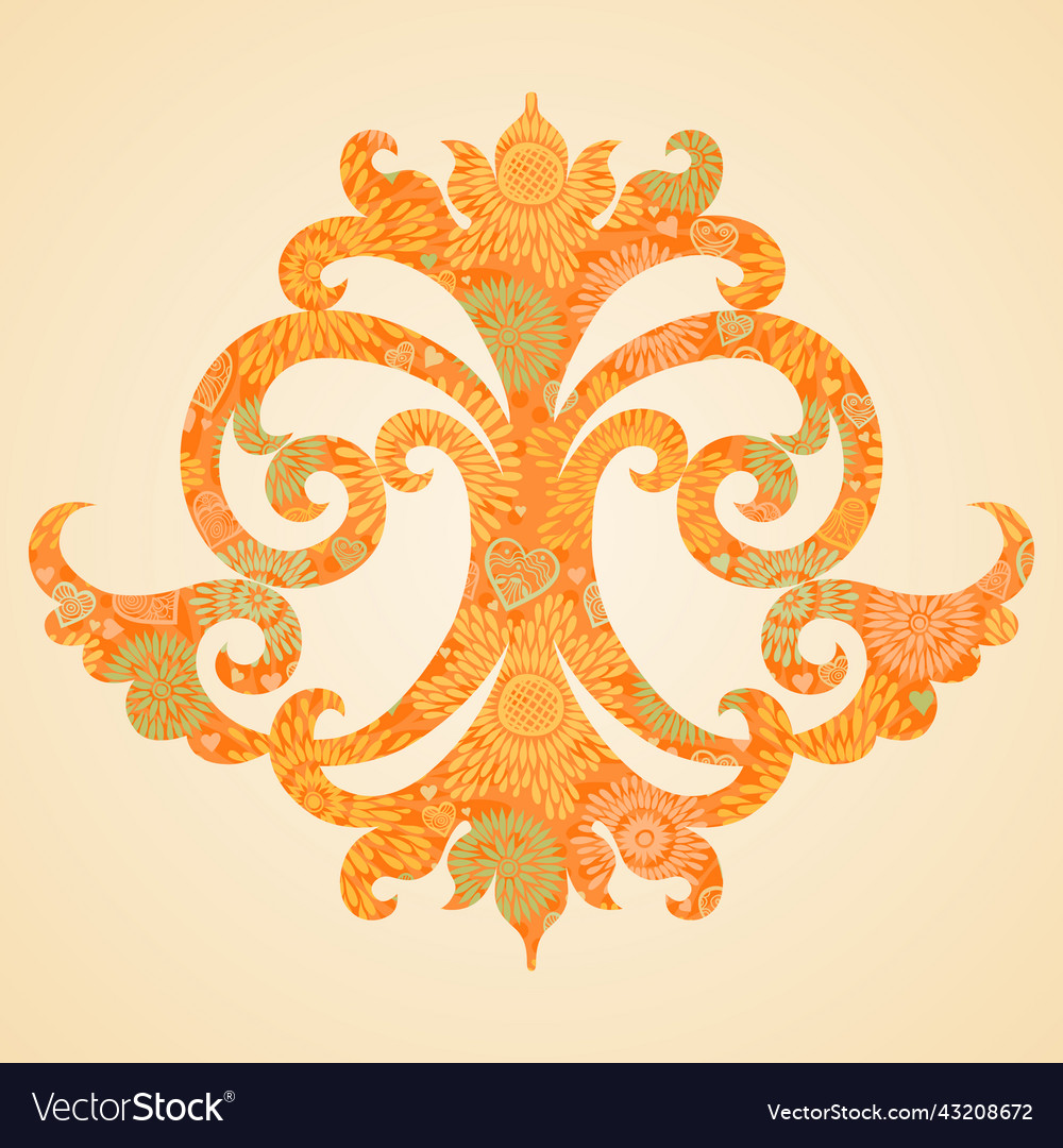 Concept abstract autumn pattern Vector Image Concept abstract autumn pattern