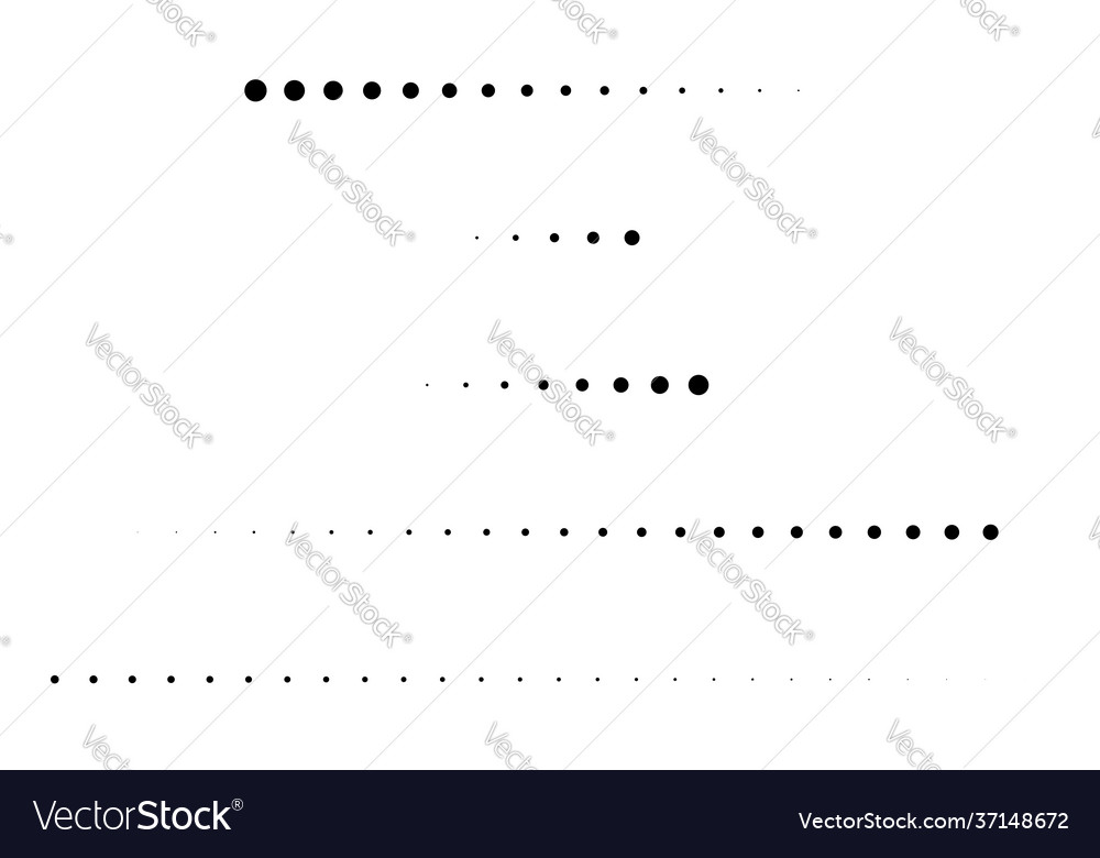 Dot circles dotted lines abstract design element vector image Dot circles dotted lines abstract design element