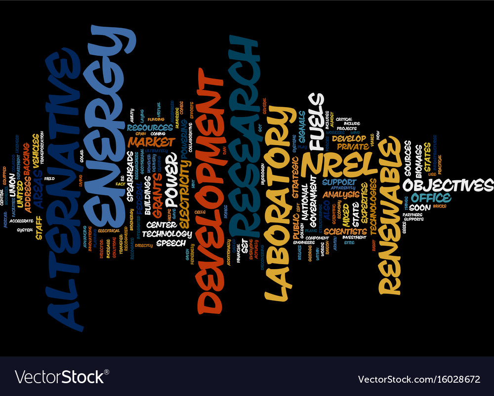 government-grants-for-alternative-energy-text-vector-image