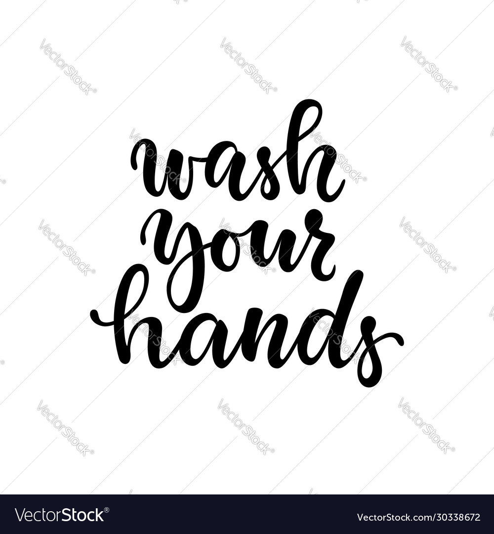 Inspirationelle handschriftliche Pinselbeschriftung Wäsche vector image Inspirationelle handschriftliche Pinselbeschriftung Wäsche