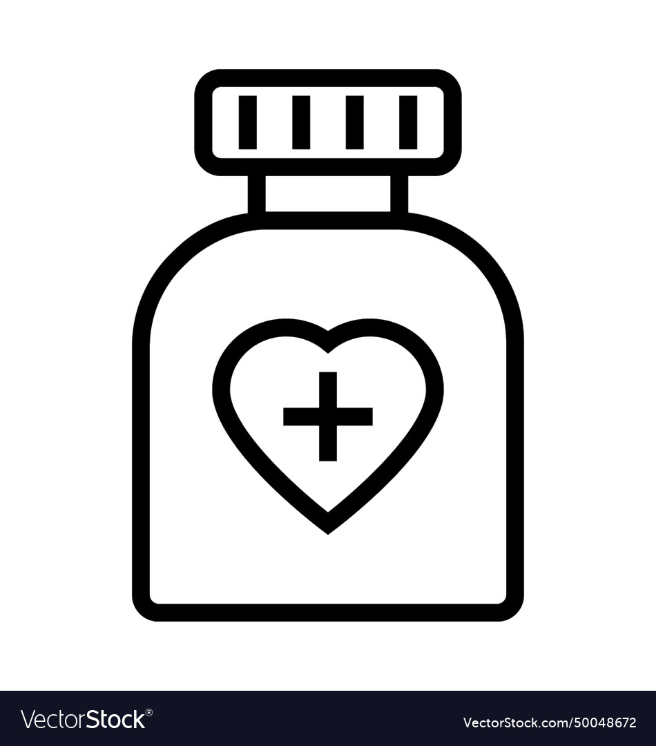 Medicine jar icon