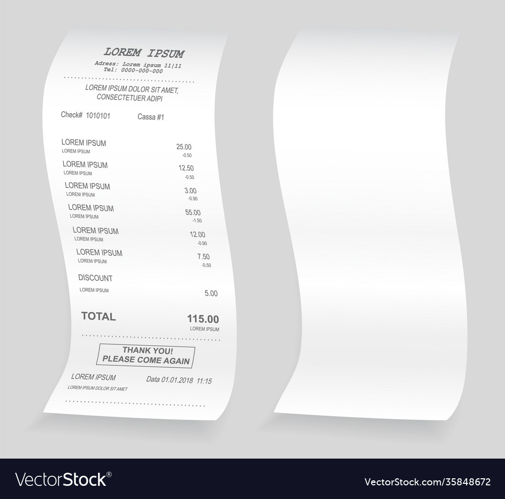 Payment check isometric buying financial invoice