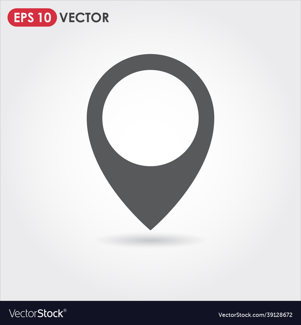 Pointer single icon vector image Pointer single icon