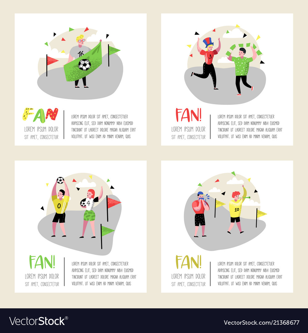 Football Fans Victory Celebration