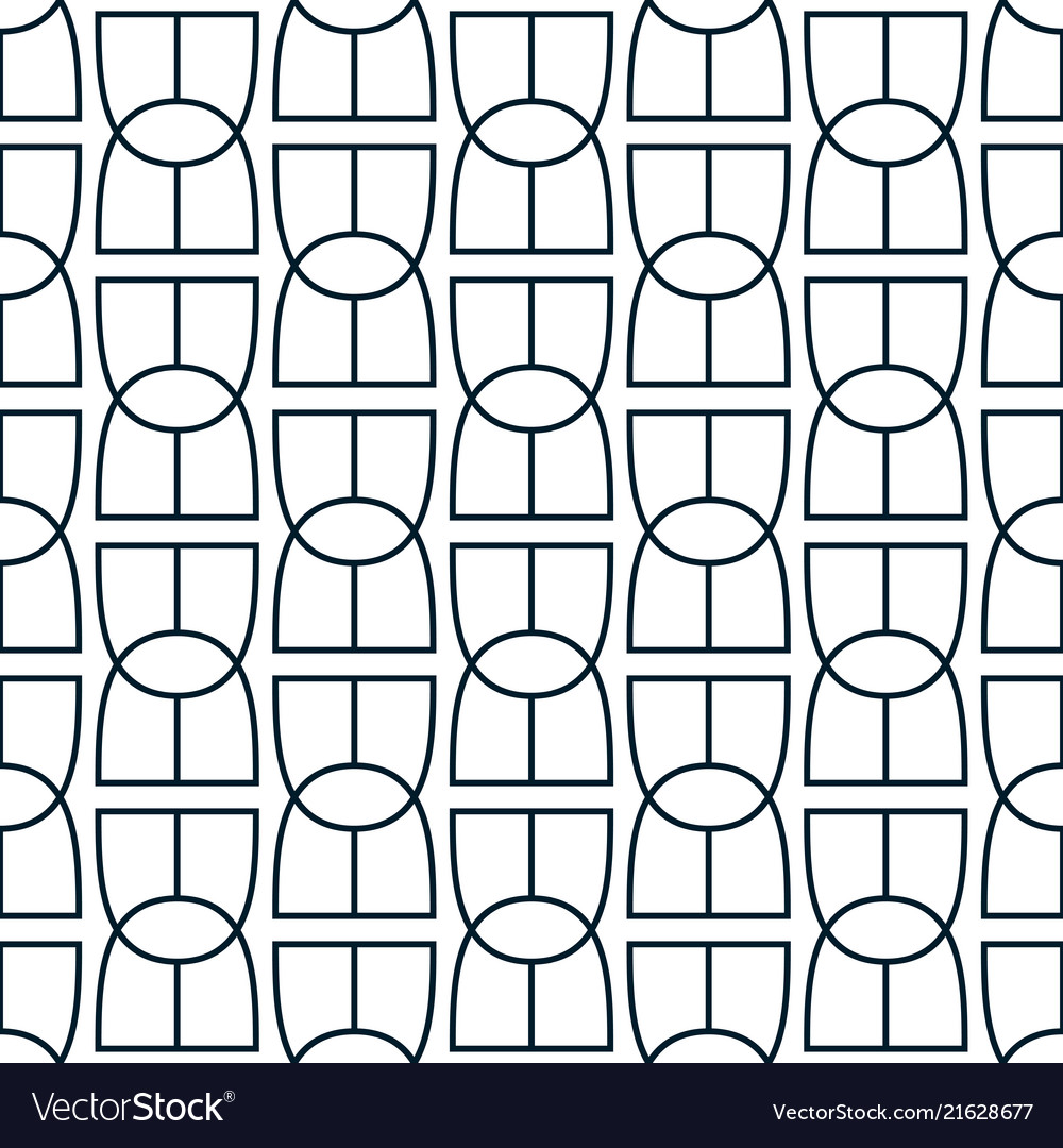 Geometric abstract seamless pattern linear simple vector image Geometric abstract seamless pattern linear simple