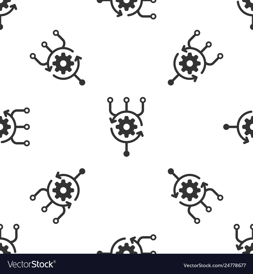 Graue Algorithmus-Symbol isoliert nahtloses Muster vector image Graue Algorithmus-Symbol isoliert nahtloses Muster