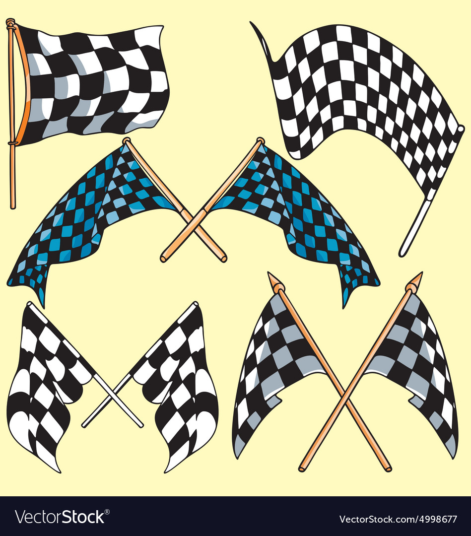 race flags royalty free