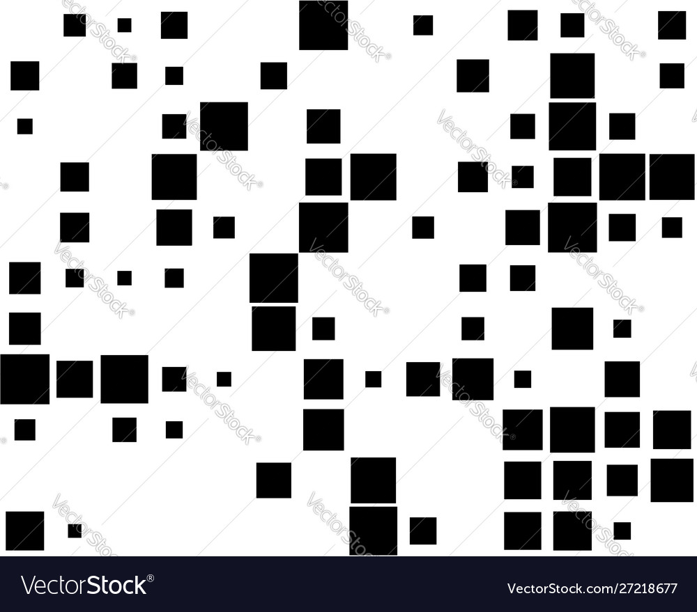 Squares pixelated block pixels random mosaic vector image Squares pixelated block pixels random mosaic
