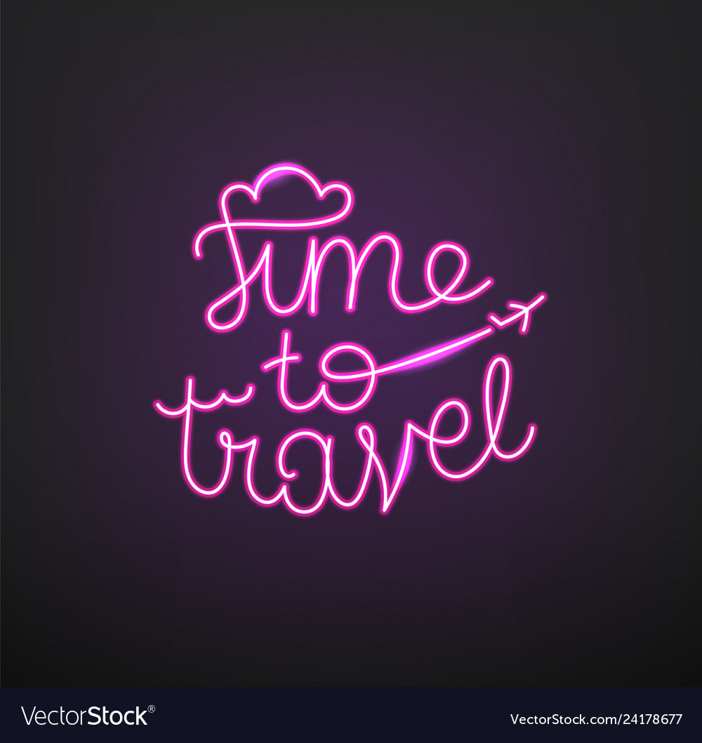 Enjoy The Journey, Perfect Travel Neon Sign