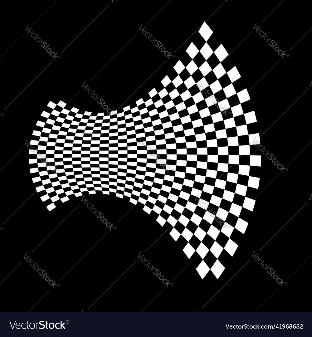 Checkered squared pattern element race racing vector image Checkered squared pattern element race racing