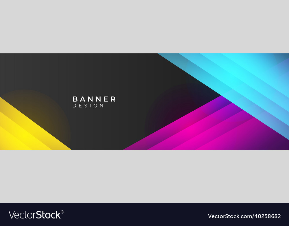 Digital technology header or banners geometric