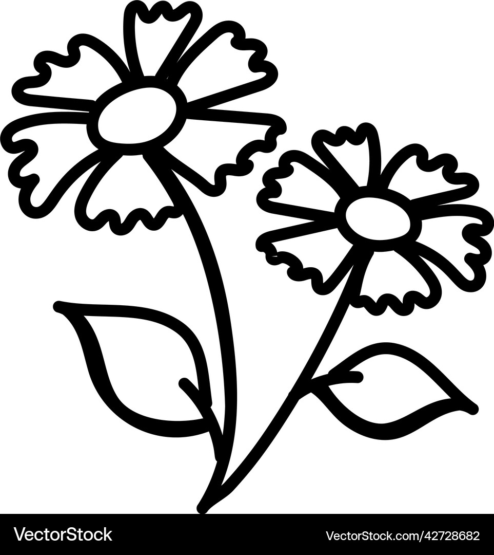 Flowers Royalty Free Vector Image - VectorStock