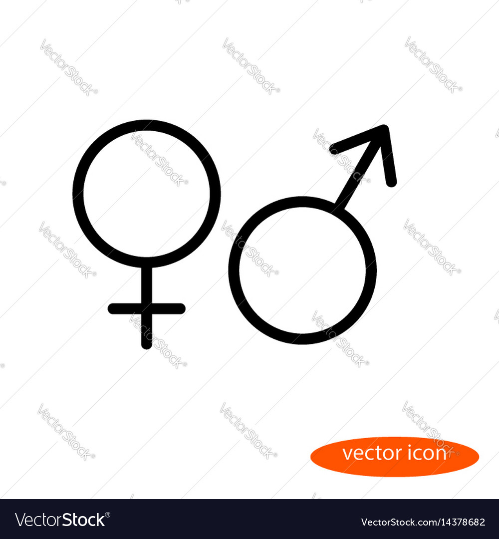 Simple linear image of the symbols