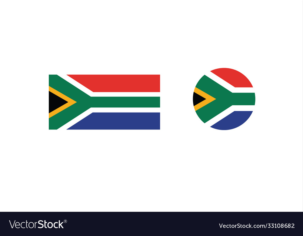 South africa flag set