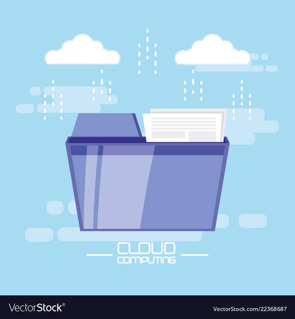 Cloud computing with documents folder