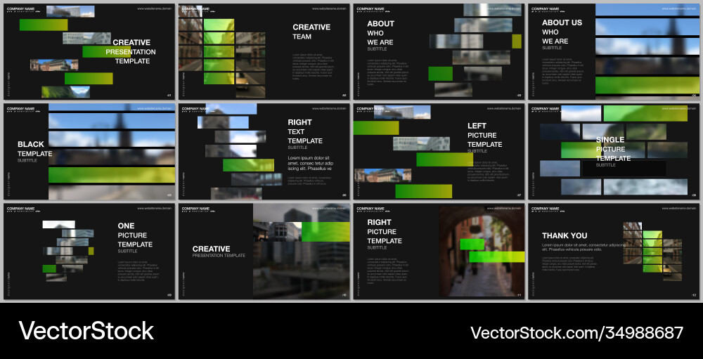 Presentation design template multipurpose Vector Image