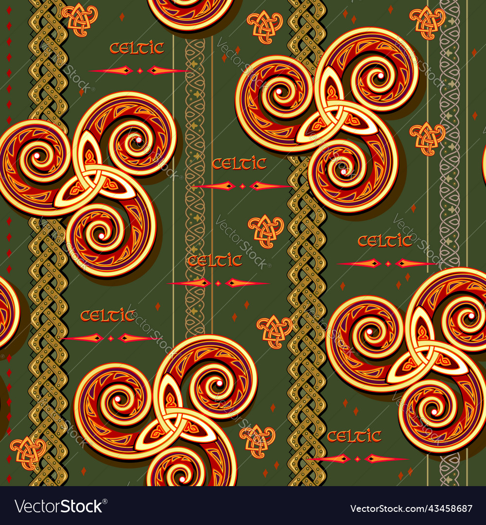 Seamless pattern ornament abstract background