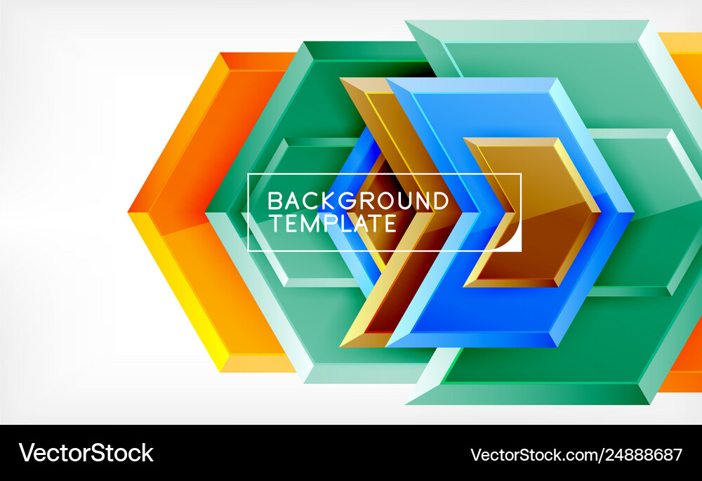 Techno arrow background template design Royalty Free Vector