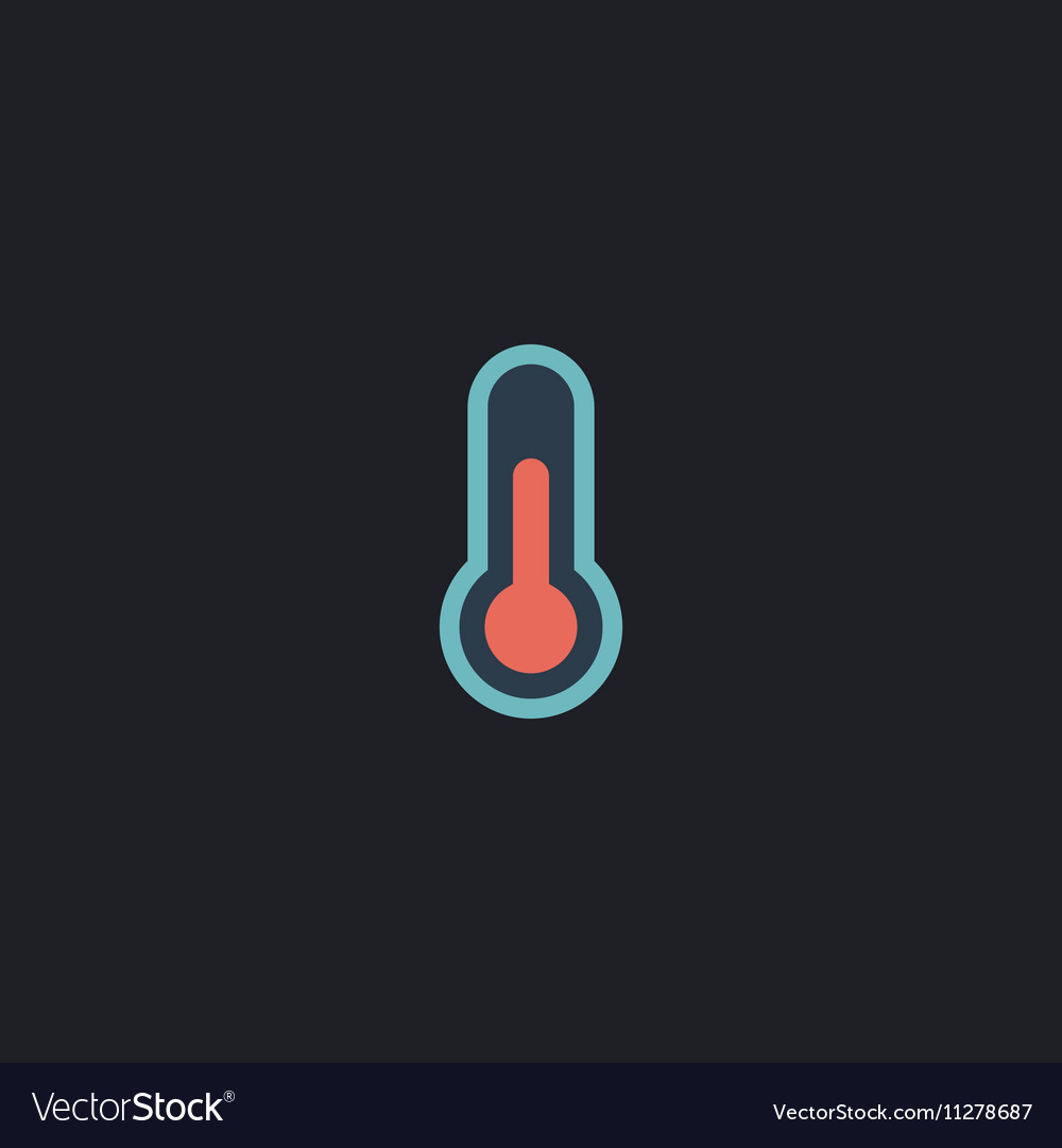Thermometer computer symbol